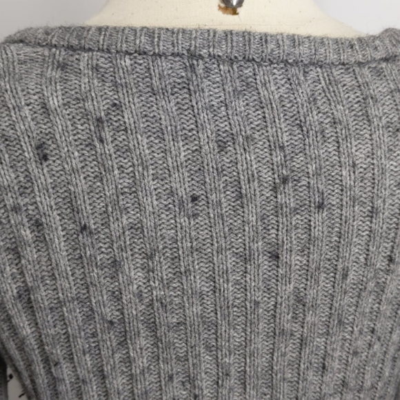 Old Navy Maternity gray tweed long cardigan-sz S - Picture 6 of 7